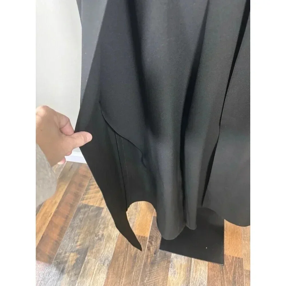 Alexia Admor Womens Black  Wide Leg Jumpsuit Size 10 - Picture 4 of 9